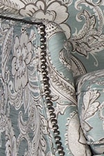 Narrow Arms with Nailhead Trim