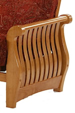 Sweeping Elegant Curved Futon Arms