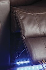 Chaise Footrest with underneath LED Lighting