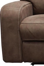 Paramount Living Polaris Contemporary Dual Power Reclining Loveseat with Power Headrests and USB Charging Ports