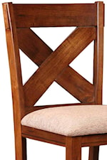 Seating Options Feature an Eyecatching "X" Design on Seat Backs