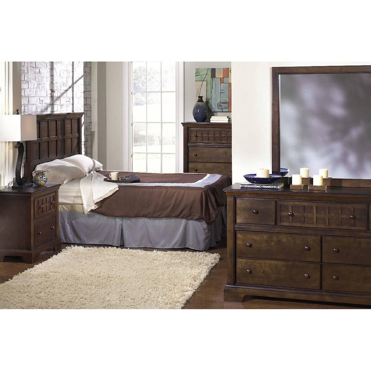 Progressive Furniture Casual Traditions Full/Double and Queen Bedroom Group