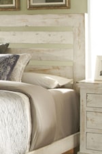 Wide Plank Slat Headboard