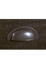 Gunmetal Finish Cup Pull Hardware