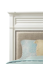 Riverside Furniture Myra Transitional Queen Louver Bed