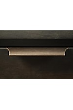 Riverside Furniture Perspectives Single Pedestal Desk with Outlet Bar in Top Panel