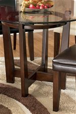Ashley charrell clearance round dining table