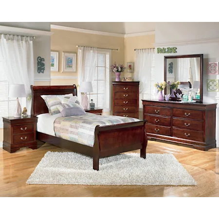 7pc Twin Bedroom Group