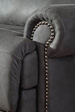 Rolled Arms with Nailhead Trim