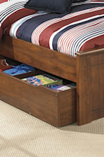 Trundle Under Bed Storage Unit Used for Storage