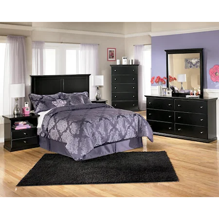 Casual 5-Piece Queen Bedroom Group