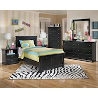 Casual 5-Piece Twin Bedroom Group