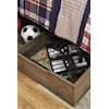 Underbed Unit Can Be Used for Storage or Trundle