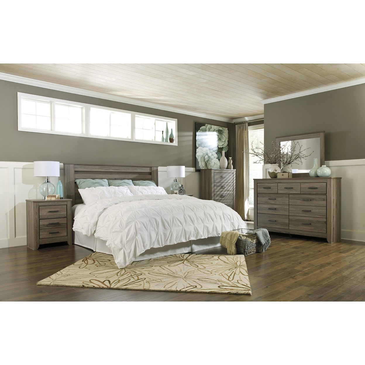 Signature Design by Ashley Zelen 5pc King Bedroom Group