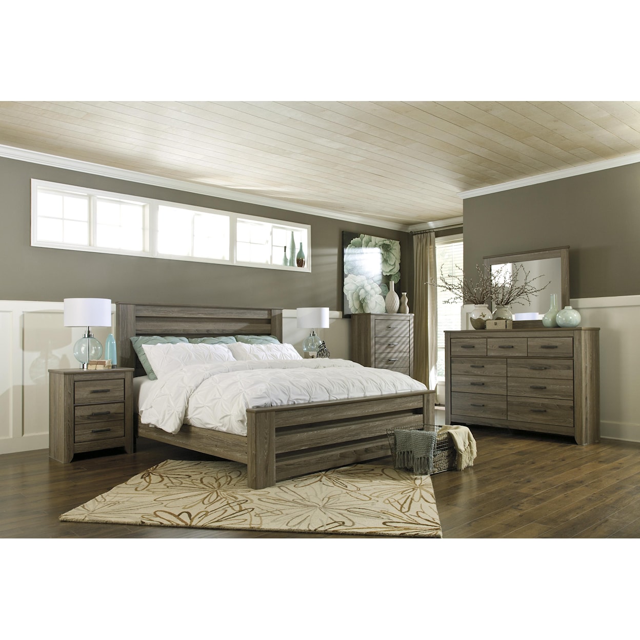 Signature Design by Ashley Zelen King Bedroom Group