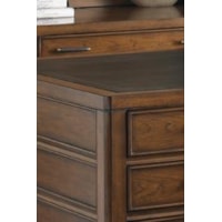 Select Desks Feature Leather Top Inserts with Gold Tooling