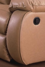 Southern Motion Cagney Power Reclining Console Loveseat with Power Headrests and Cup-Holders