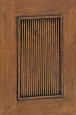 Door Panels with "Pencil" Rattan