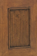 Door Panels with "Pencil" Rattan