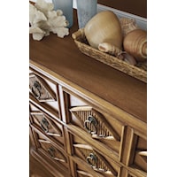 Reeded Bamboo Drawer Fronts Provide a Visually Pleasing Presentation