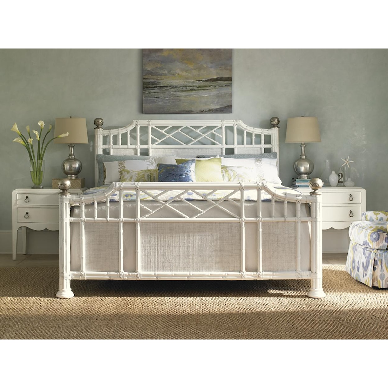 Tommy Bahama Home Ivory Key King Bedroom Group