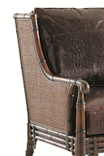 Rattan, Leather Strapping, and Delicately Moulded Metal Accents Create an Exotic, Luxurious Allure