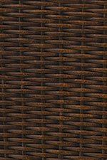 A Blending of Native Rattan with Finely Woven Fabrics Add Visual and Textural Interest