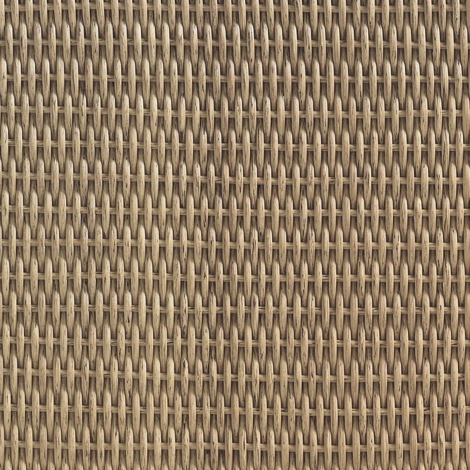 Natural Seagrass-Colored High-Density Polyethylene Wicker