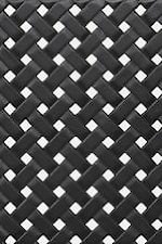Cast Metal Woven Detail Seen on Table Tops Throughout Collection