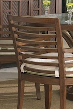 Chair Backs Feature Striking Horizontal Design Motifs for a Contemporary Look