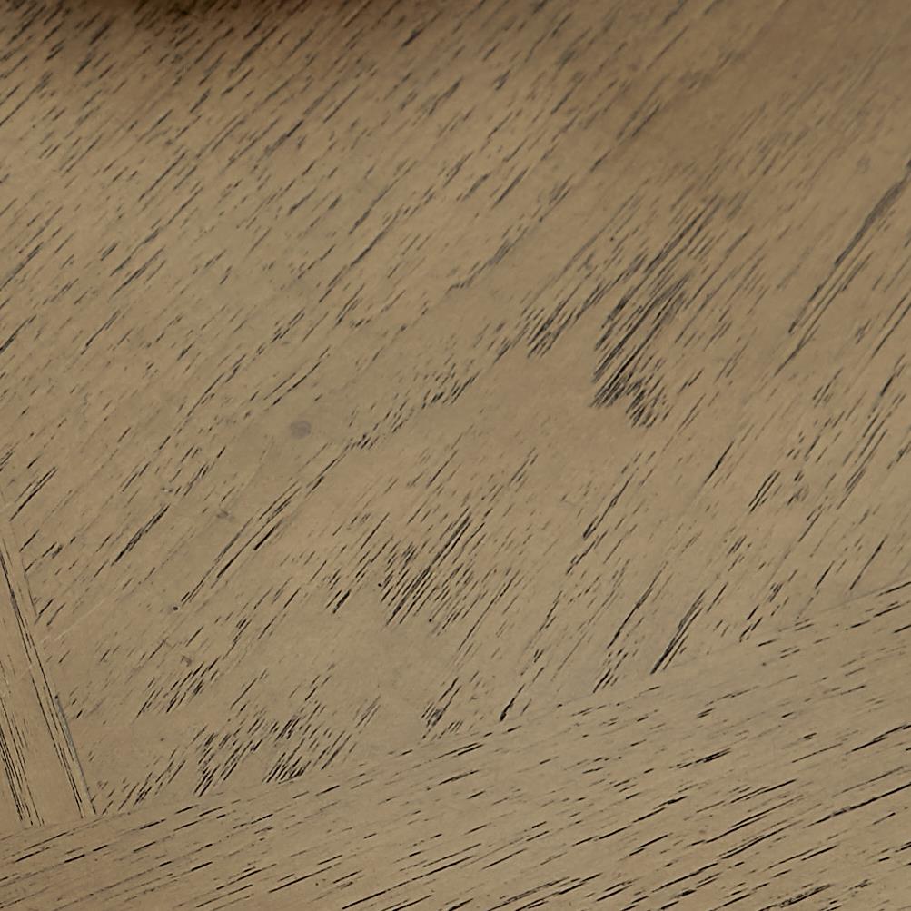 Bisque Finish Over Pecan and Hickory Veneers