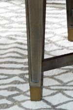 Metal Ferrules in a Brass Finish Provide a Touch of Flair