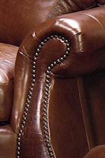 Flared Roll Arms with Nailhead Trim and Alligator