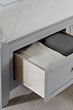 Footboard Storage Available in Select Bed Sizes