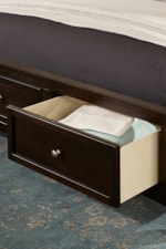 Footboard Storage Option Available in Select Bed Sizes