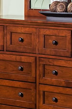 Drop Front Dresser Drawer with Molding Detail