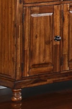 Paneled Doors and Bun Feet