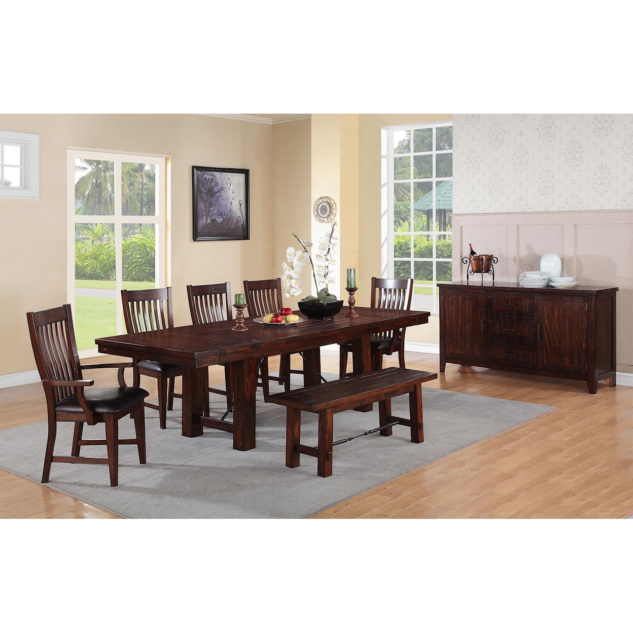Winners Only Retreat Formal Dining Room Group