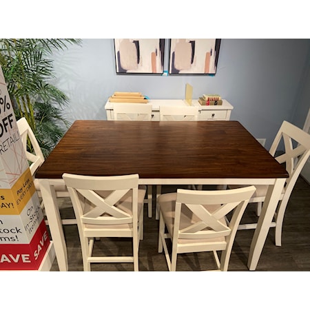 7-pc Gathering Table Set 
$899 OR $32/mo for 36 months
*limited quantities*