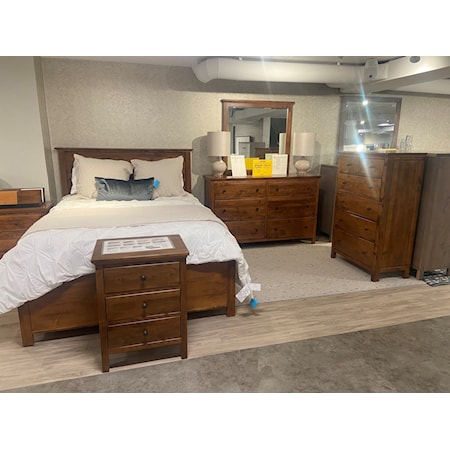 9-pc set, Queen Storage Bed (Headboard, Footboard, Spacer Kit, 3-Drawer Pedestal Kit), 6-Drawer Double Dresser, 6-Drawer Chest, 3-Drawer Nighstand, Mirror. (SOLD AS SET ONLY) 
$5,499 or $209/mo for 36 months
*limited quantities*