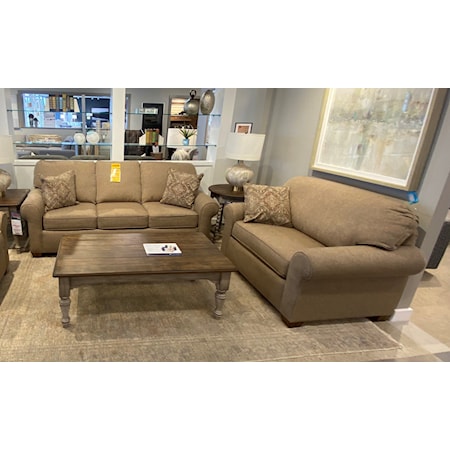 2-pc Stationary Sofa and Chair and a half (SOLD AS SET ONLY) $2,199 or $88/mo for 36 months *limited quantities*