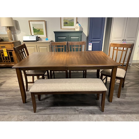 Dining Room Set, Table, 4 Upholstered Wooden Chairs, and Bench
$1,299 or $46/mo for 36 months
*limited quantities*