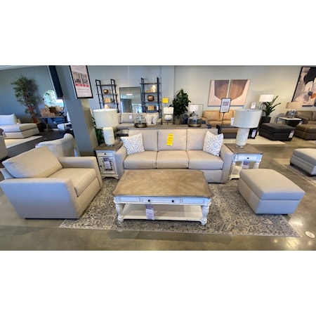 3-pc set Sofa, Chair, Ottoman. (SOLD AS SET ONLY) $2,999 or $123/mo for 36 months *limited quantities*