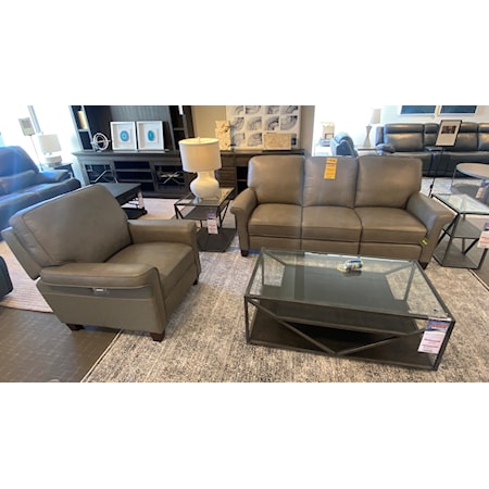 2-PC Leather Hi-Leg Sofa & Recliner
(SOLD AS SET ONLY)
$4,999 or $175/mo for 36 months
*limited quantities*