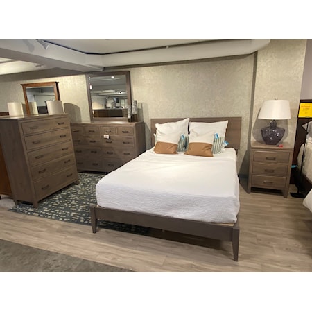 5-pc Bedroom Set, Queen Platform Bed, 10-Drawer Dresser, Mirror, 3-Drawer Nightstand, 5-Drawer Chest (SOLD AS SET ONLY) $4,499 or $174/mo for 36 months 
*limited quantities*