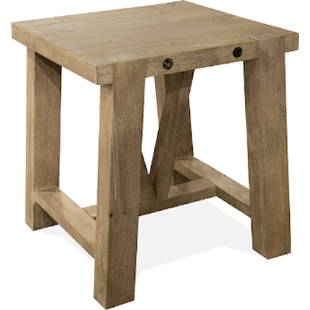 24x24x26" Square End Table