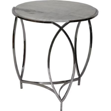 22x22x24" Round End Table
