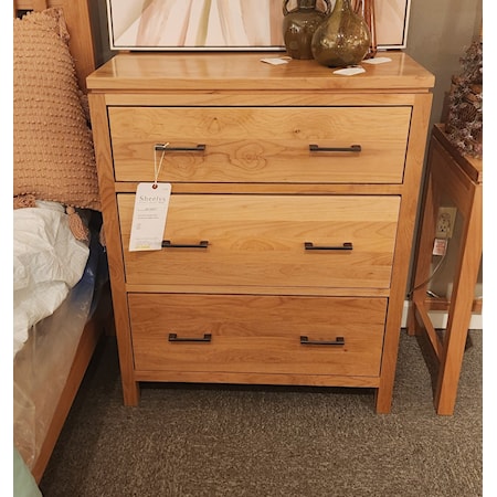 32x17x39 3-Drawer Chest