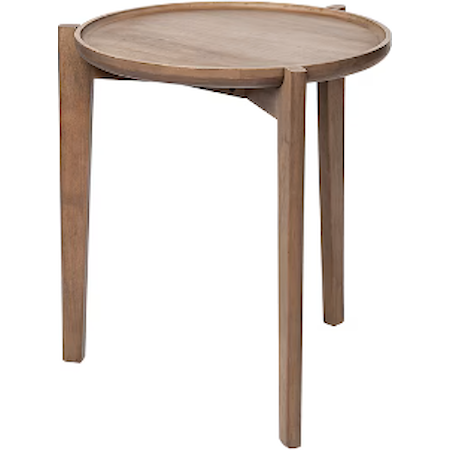 22x22x24" Round End Table