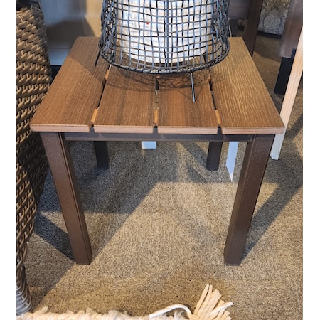 21" Square MGP/Rustic End Table